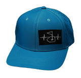 Golf Hat, Baseball Hat, Snapback Hat, Turquoise, Mens Hat, Womens Hat, Front Picture 