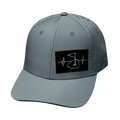 Golf Hat - Low Profile - Blue Ice (No Photo) - Laser Mesh