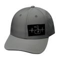 Golf Hat - Low Profile - Gray (No Photo) - Lasr Mesh