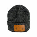 Idaho Beanie - Marled Cuff - Black