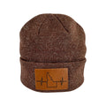 Idaho Beanie - Marled Cuff - Brown