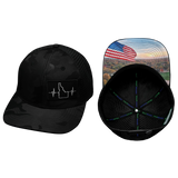 Idaho Hat, Baseball Hat, Snapback Hat, Black Camo, Black, Mens Hat, Womens Hat, Main Picture 