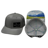 Idaho Hat, Baseball Hat, Snapback Hat, Gray, Mens Hat, Womens Hat, Main Picture 