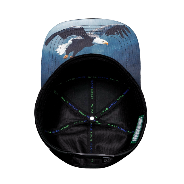 Idaho Hat, Flat Bill, Snapback Hat, Navy Camo, Black, Mens Hat, Womens Hat, Underbill Picture 