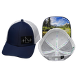 Idaho Hat, Low Profile, Snapback Hat, Navy, White, Mens Hat, Womens Hat, Main Picture 