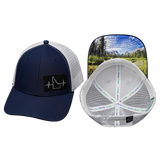 Idaho Hat, Low Profile, Snapback Hat, Navy, White, Mens Hat, Womens Hat, Main Picture 