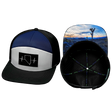 Nevada Hat, Flat Bill, Snapback Hat, Black, White, Navy, Mens Hat, Womens Hat, Main Picture