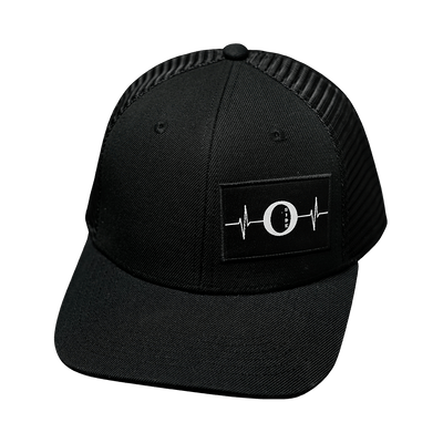 Oceanside Hat, Baseball Hat, Snapback Hat, Black, Mens Hat, Womens Hat, Front Picture