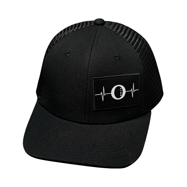 Oceanside Hat, Baseball Hat, Snapback Hat, Black, Mens Hat, Womens Hat, Front Picture