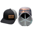 Surf Hat, Baseball Hat, Snapback Hat, Charcoal, Gray, Mens Hat, Womens Hat, Main Picture