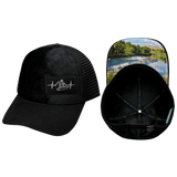 Surf Hat, Trucker Hat, Snapback Hat, Black, Mens Hat, Womens Hat, Main Picture