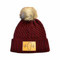Tahoe Beanie - Pom - Maroon