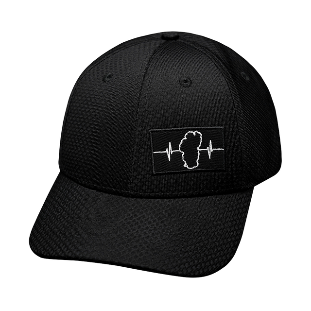 Tahoe Hat, Athletiic Fit,  Airmesh, Snapback Hat, Black, Mens Hat, Womens Hat, Front Picture