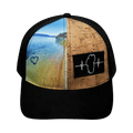 Tahoe Hat - Baseball Hat Fit - Cork Hybrid - Bliss - Trucker Mesh