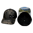 Tahoe Hat, Baseball Hat, Snapback Hat, Black Camo, Black, Mens Hat, Womens Hat, Main Picture