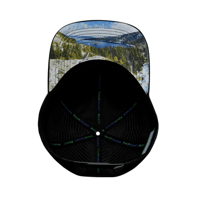 Tahoe Hat, Baseball Hat, Snapback Hat, Black Camo, Black, Mens Hat, Womens Hat, Underbill Picture