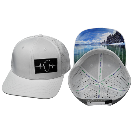 Tahoe Hat, Baseball Hat, Snapback Hat, White, Mens Hat, Womens Hat, Main Picture