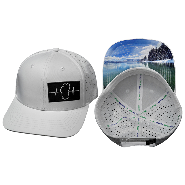 Tahoe Hat, Baseball Hat, Snapback Hat, White, Mens Hat, Womens Hat, Main Picture