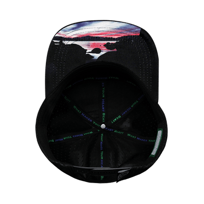 Tahoe Hat, Flat Bill, Snapback Hat, Black Camo, Black, Mens Hat, Womens Hat, Underbill Picture