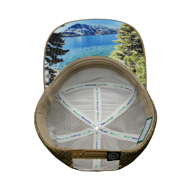 Tahoe Hat, Flat Bill, Snapback Hat, Corduroy, Tan, Black, Gray, Mens Hat, Womens Hat, Underbill Picture 