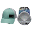 Tahoe Hat, Low Profile, Snapback Hat, Teal, White, Mens Hat, Womens Hat, Main Picture 