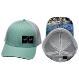 Tahoe Hat, Low Profile, Snapback Hat, Teal, White, Mens Hat, Womens Hat, Main Picture 