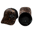 Hat, Trucker Hat, Snapback Hat, Velvet, Gold Leopard Print, Mens Hat, Womens Hat, Main Picture   