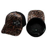 Hat, Trucker Hat, Snapback Hat, Velvet, Gold Leopard Print, Mens Hat, Womens Hat, Main Picture   