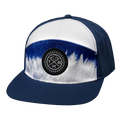 THB Hat - Flat Bill - Ice Crystals - Navy - Laser Mesh