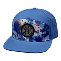 THB Hat - Flat Bill - Paint Splatter - Light Blue - Laser Mesh
