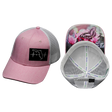 Youth Florida Hat, Low Profile, Snapback Hat, Pink, White, Mens Hat, Womens Hat, Main Picture 