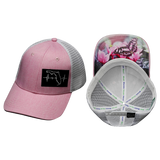 Youth Florida Hat, Low Profile, Snapback Hat, Pink, White, Mens Hat, Womens Hat, Main Picture 