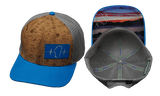 Youth Tahoe Hat, Baseball Hat, Snapback Hat, Cork, Teal, Gray, Mens Hat, Womens Hat, Main Picture