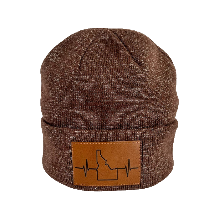 Idaho Beanie - Marled Cuff - Brown