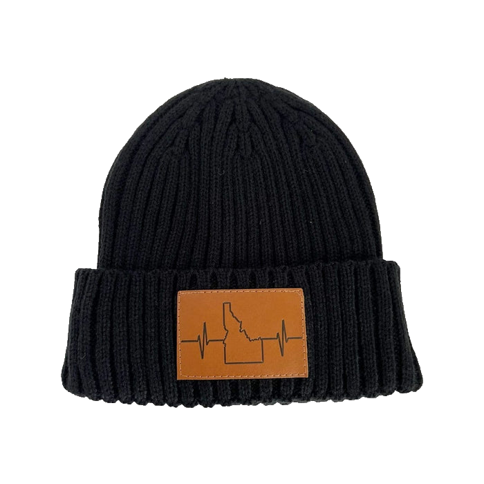 Idaho Beanie - Ribbed Cuff - Black