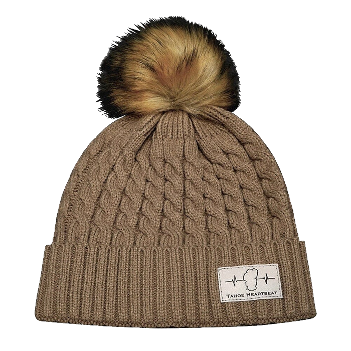 Tahoe Beanie - Pom - Tan