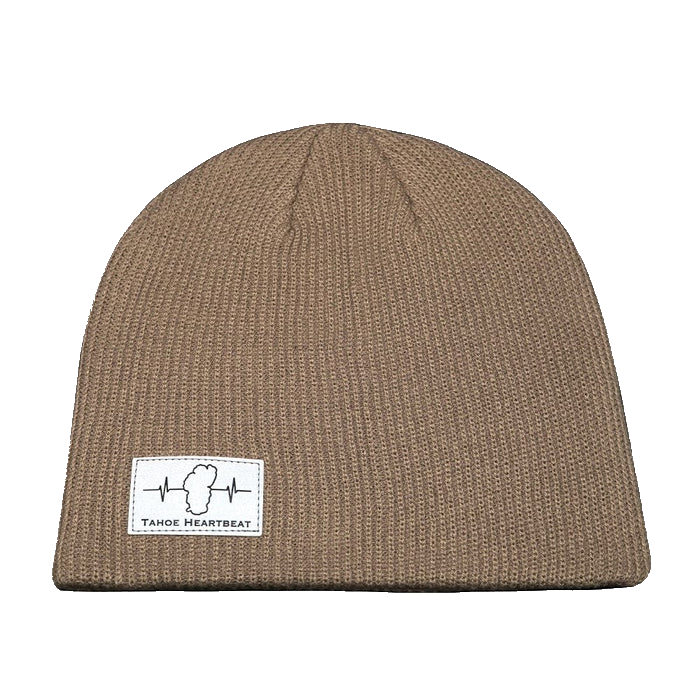 Tahoe Beanie - No Cuff - Tan