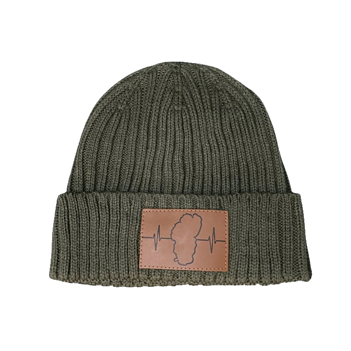 Tahoe Beanie - Ribbed Cuff - Olive